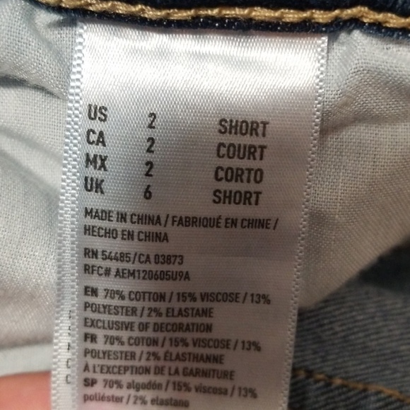 American Eagle jeggings size 2 short - Picture 3 of 4